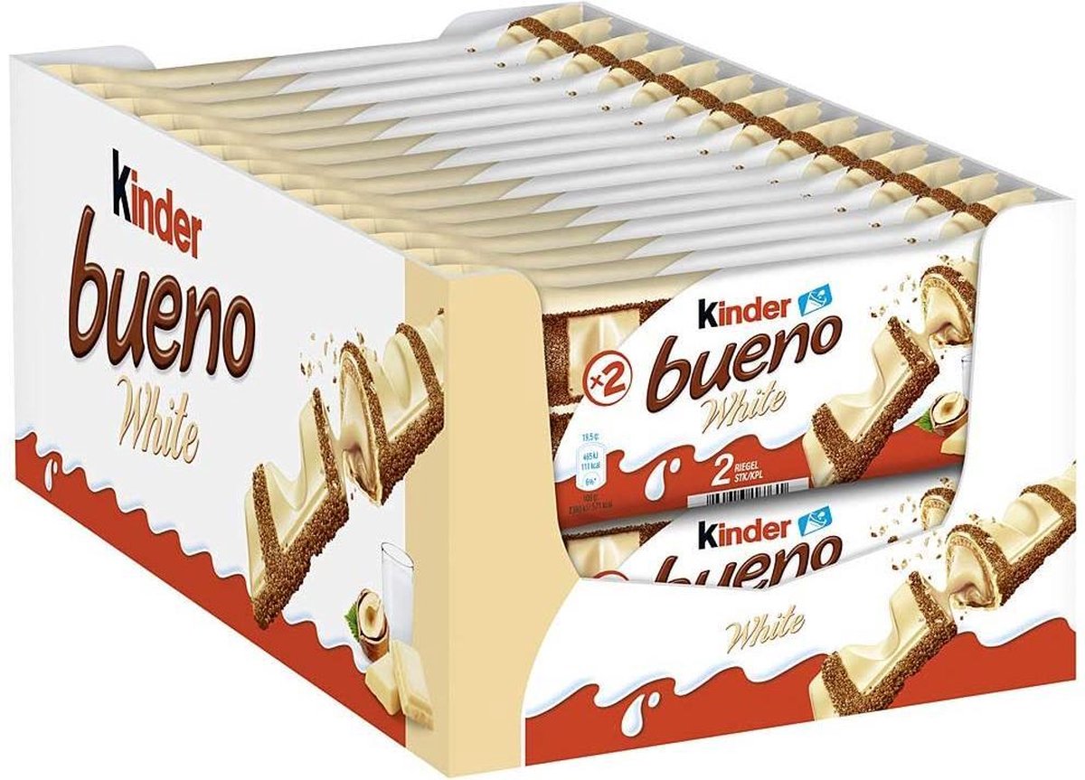 KINDER BUENO WHITE T30 (30x43g) 85p