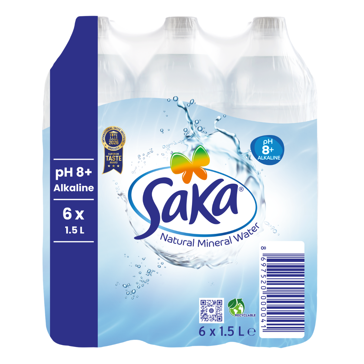SAKA WATER (1.5Lit x6)