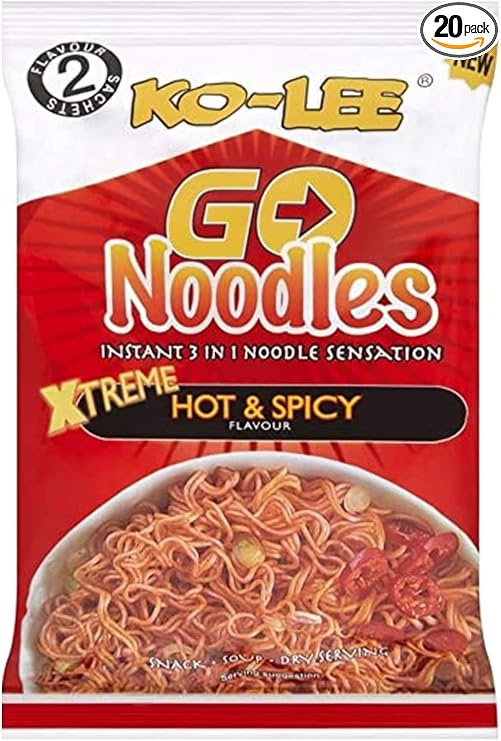 KOLEE NOODLES GO XTREME HOT & SPICY STD (24X85g)