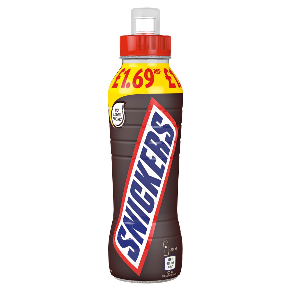 MILKSHAKE SNICKERS DRINKS (350mlx8) £1.69