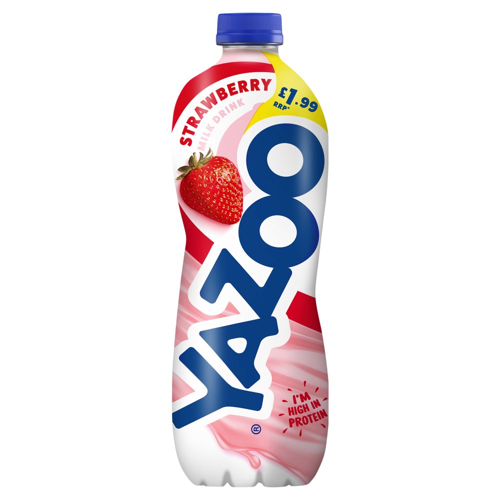 YAZOO  STRAWBERRY (1Lit x6) £1.99 PINK