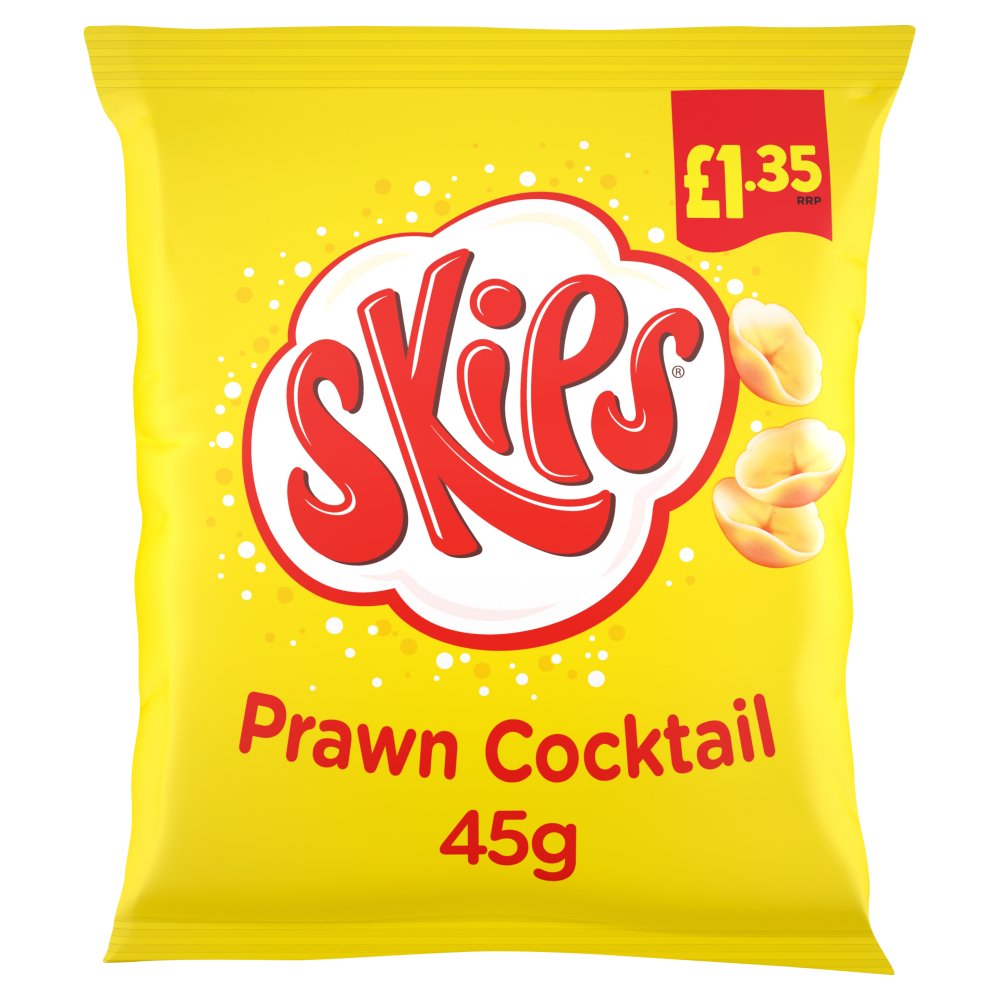 SKIPS PRAWN COCKTAIL (16 x45g) £1.35