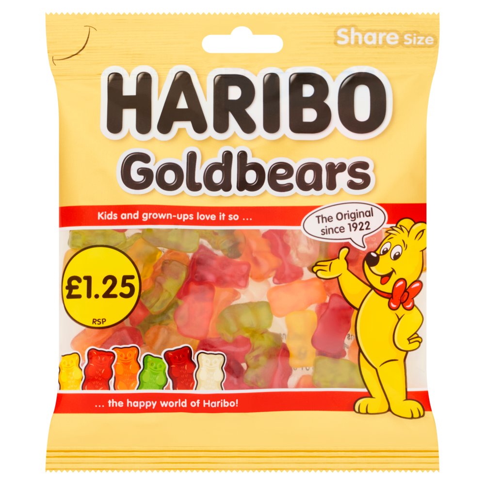 HARIBO GOLD BEARS (12x140g) £1.25