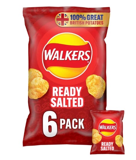 WALKERS MULTIPACKS READY SALTED (6x18x25g) 300000905