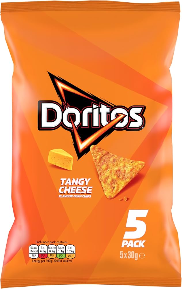 WALKERS MULTIPACKS DORITOS TANGY CHEESE (30gx5x15) 300058599