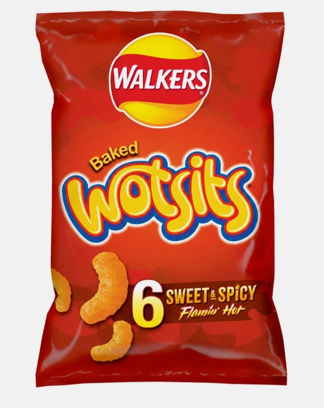 WALKERS MULTIPACKS WOTSITS FLAMING HOT (6x12x16g) 300001228