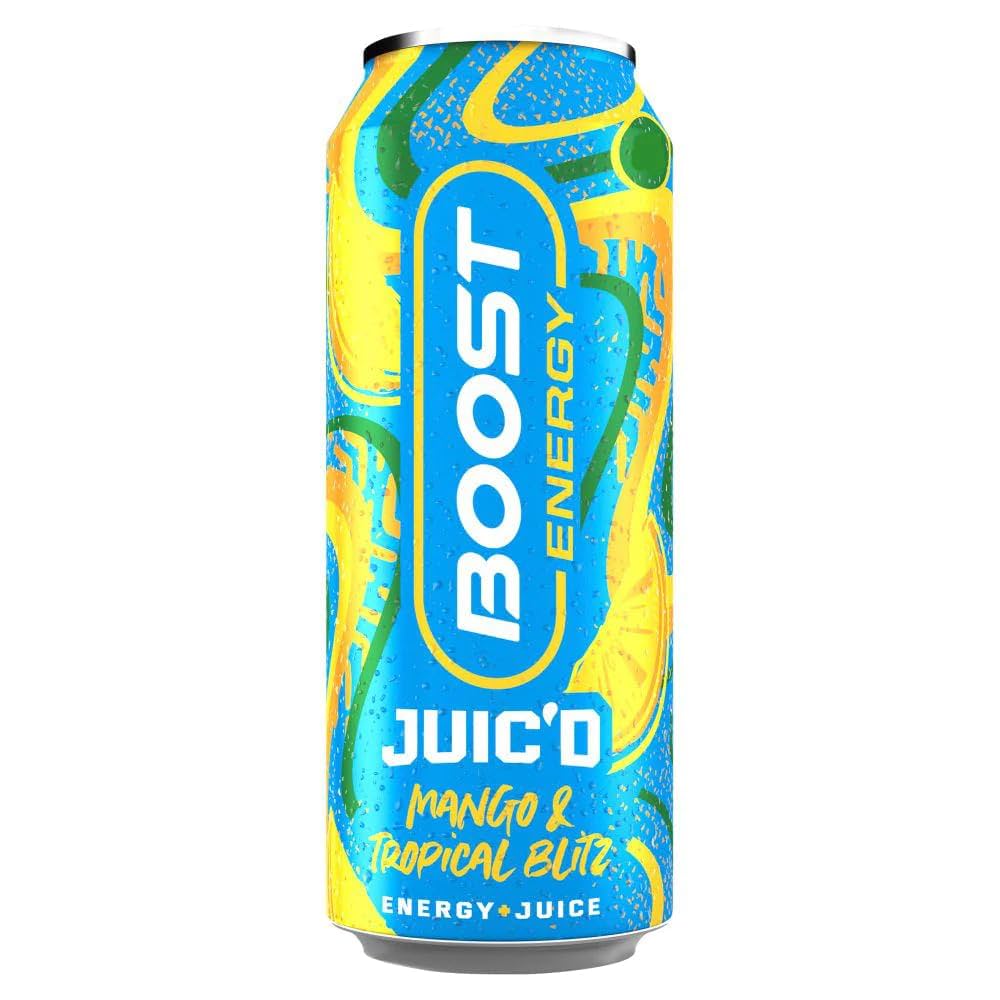 BOOST BIG CAN MANGO & TROPICAL (500ml x12) £1