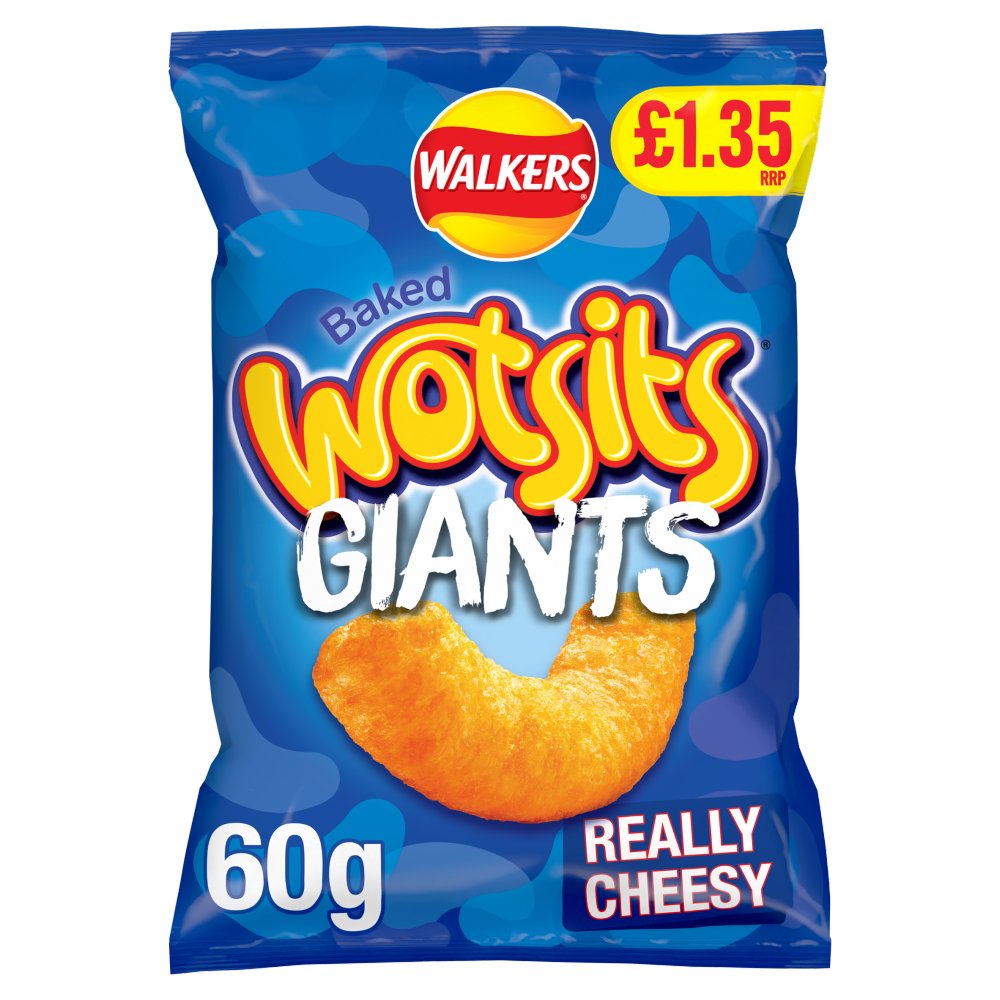 WALKERS WOTSITS REALLY CHEESE (18x60g) 300050670 £1.35