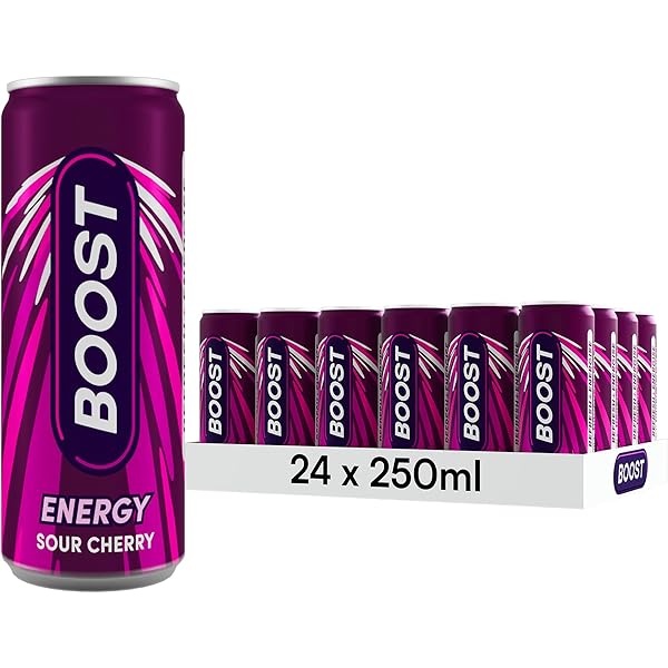 BOOST CAN SOUR CHERRY (250ml x 24 )75p