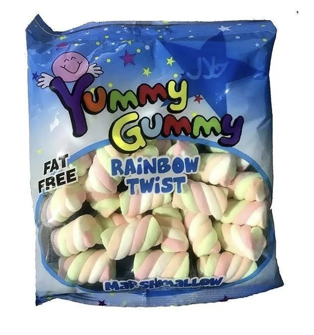 YUMMY GUMMY MALLOW RAINBOW TWIST (12x140g) £1