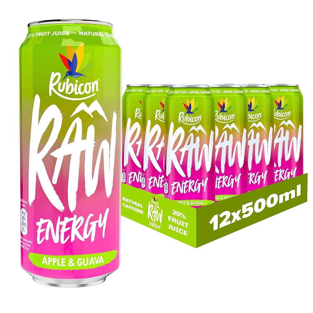 RUBICON RAW APPLE & GUAVA (500ml x12) £1