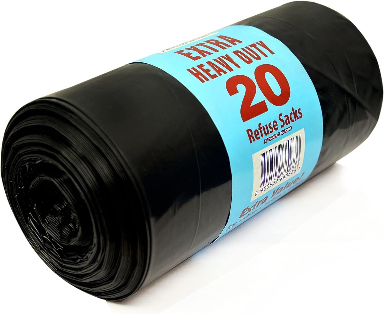 Z BIN BAGS BLACK EXTRA LARGE HEAVY DUTY ( 20 x 20 ROLLS) elite