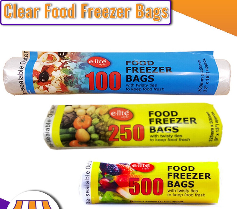 Z FOOD FREEZER BAGS 100 (30 ROLLS) elite