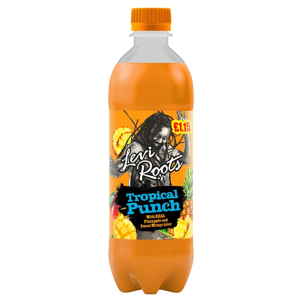 LEVI ROOTS TROPICAL PUNCH BOTTELS (500ml x12) £1.15