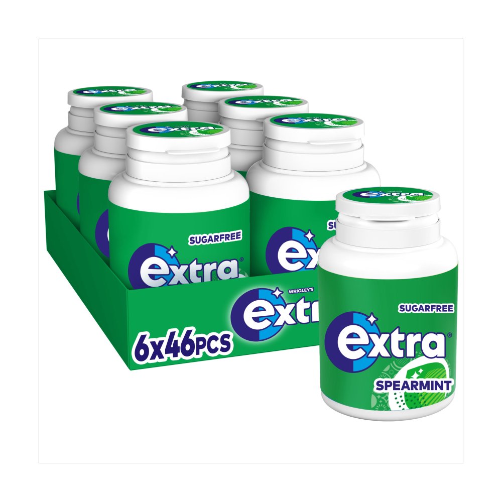 EXTRA BOTTLE SPEARMINT (6x46g) £2.50 GREEN
