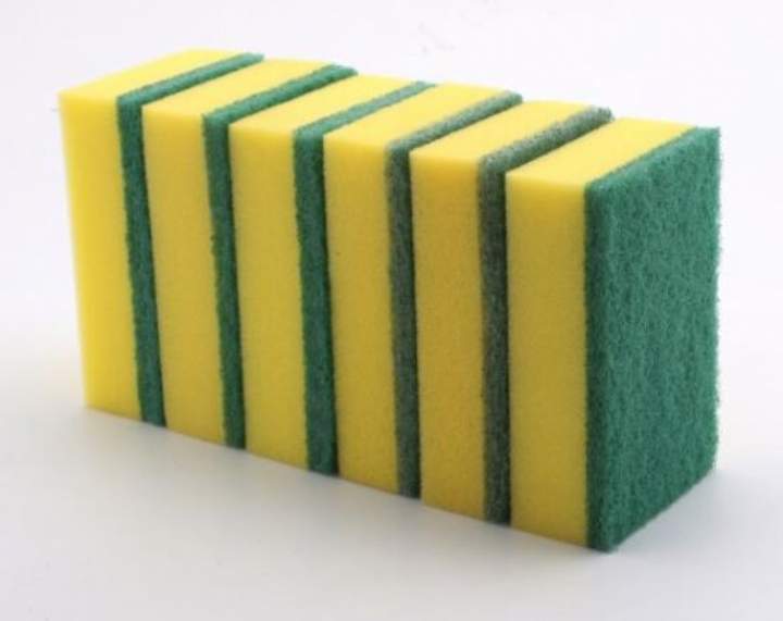 Z 6PC CATERING SPONGE SCOURER (6x16 PACKS) BETTINA
