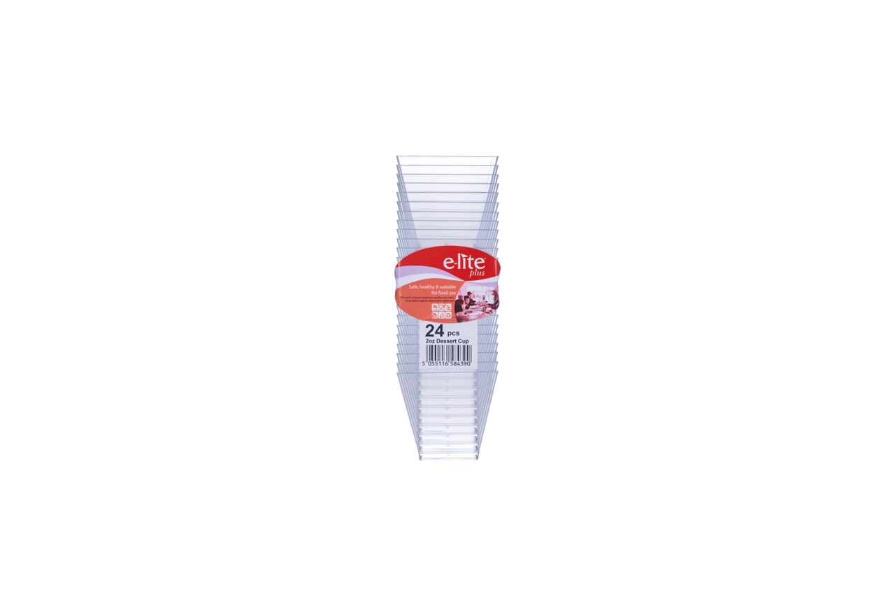 Z DESSERTS CUPS TALL SQUARE (20PC x 24) M010 elite