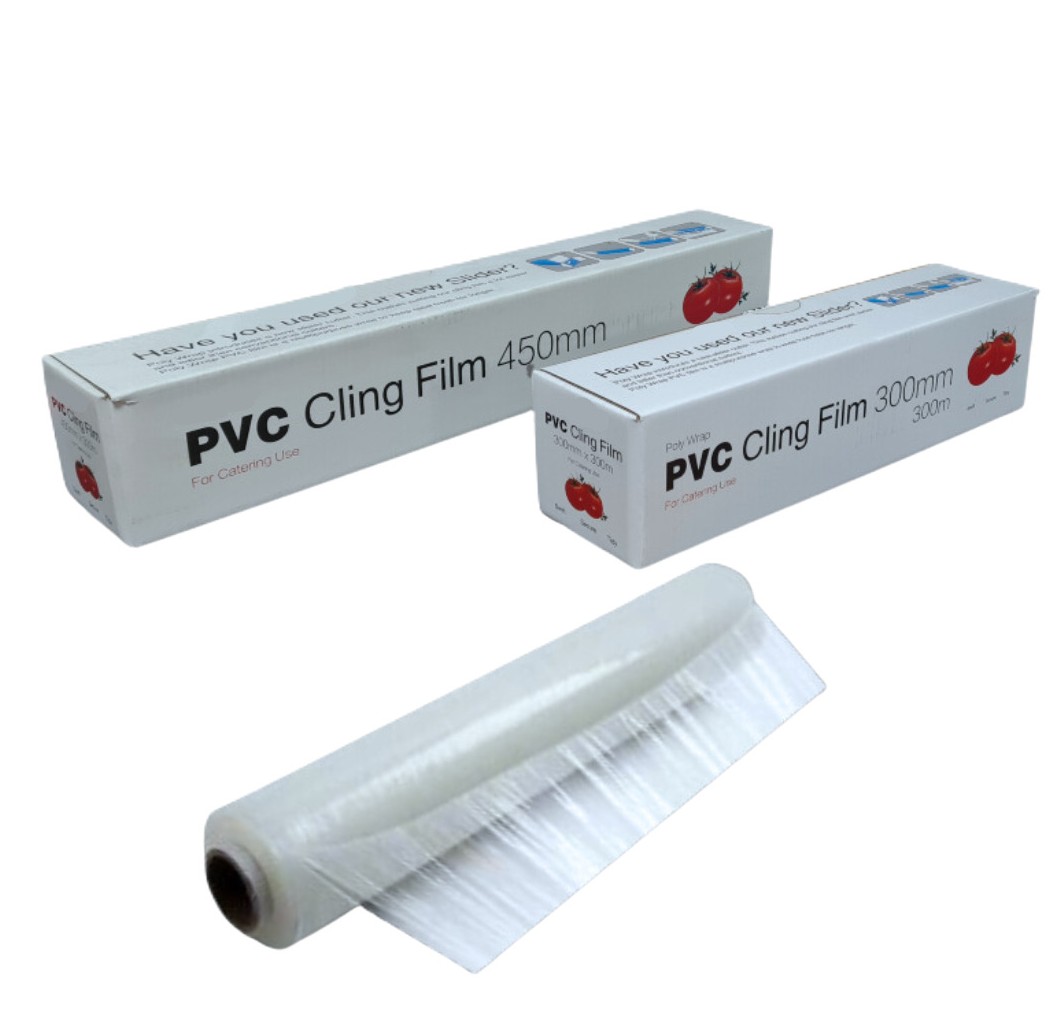 Z CATERING CLING FILM POLY-WRAP PVC(300Mx20M)48ROL(4x12)MAJE GRE