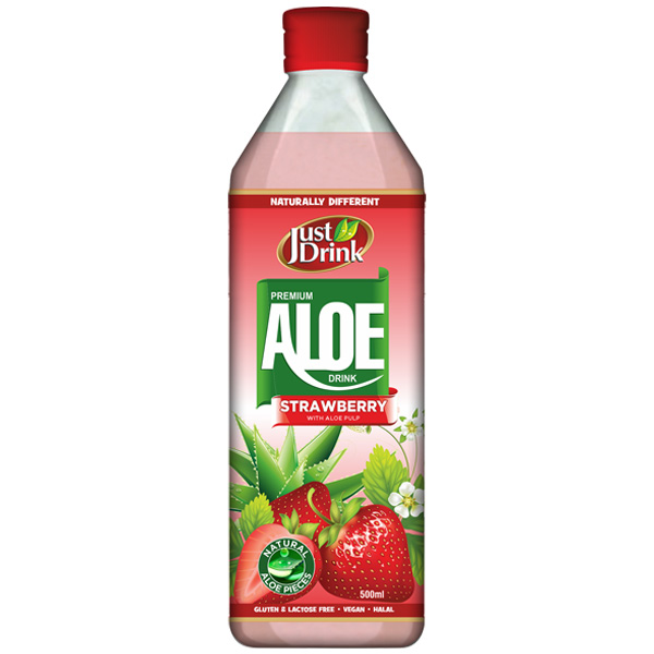 ALOE VERA  STRAWBERRY (500mlx12)