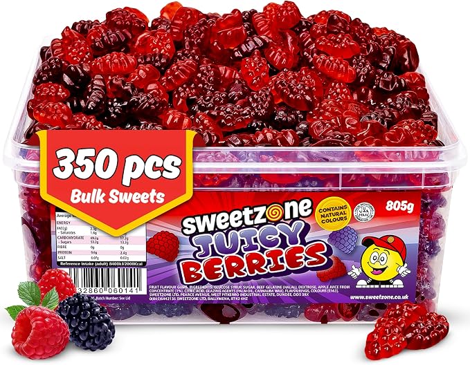 YUMMY GUMMY TUB JUICY BERRIES (600pcs x4g) 2p