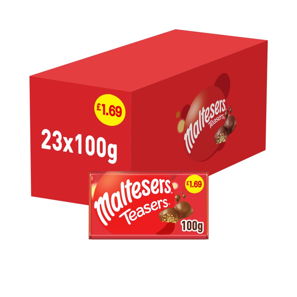 MALTESERS TEASERS BLOCK (23x100g) £1.69 FC33P