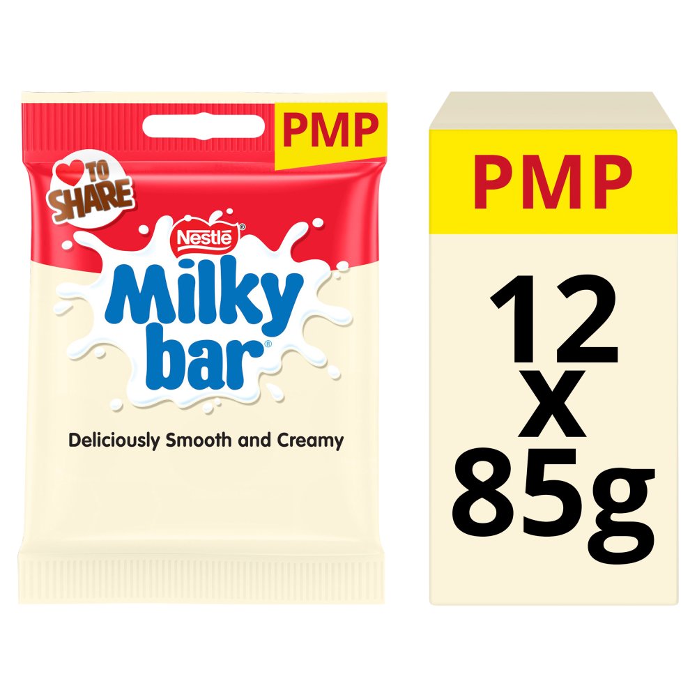 MILKYBAR BAGS GIANT BUTTON  (12x85g) £1.65