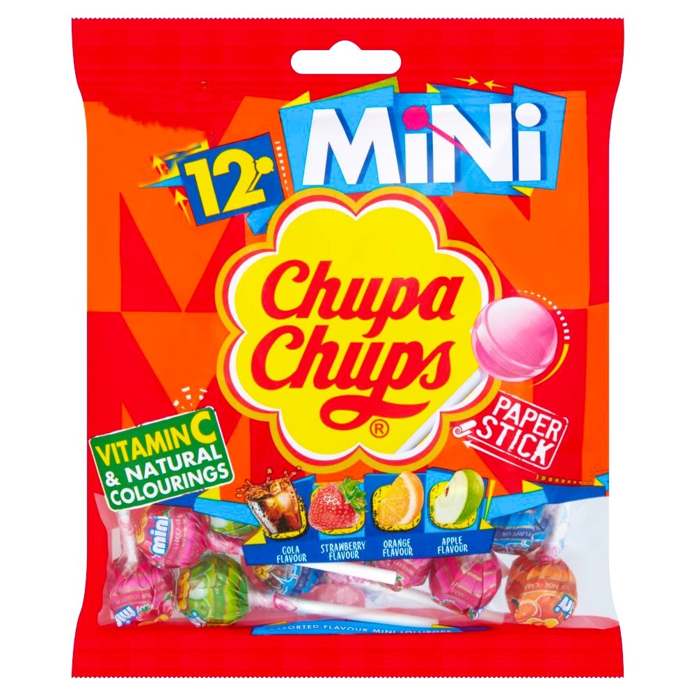 CHUPA CHUPS MINI BAGS (12x72g) £1.25