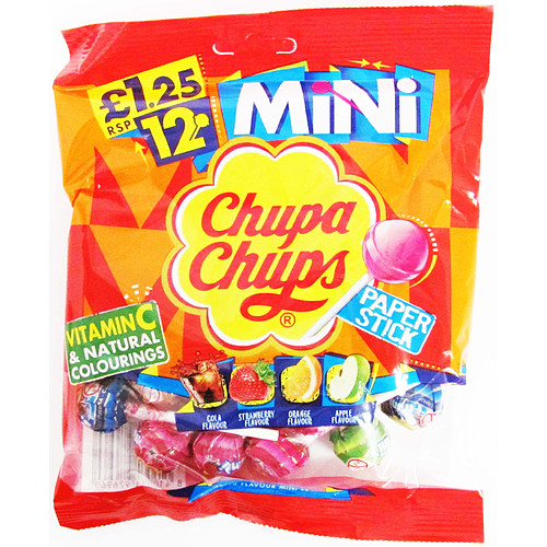 CHUPA CHUPS MINI BAGS (12x72g) £1.25