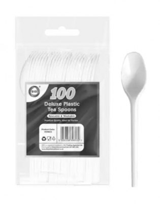 Z SPOON TEA PLASTIC (100PC x 24) DD9653