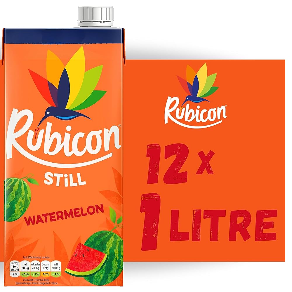 RUBICON WATERMELON (1Lit x12) £1.59