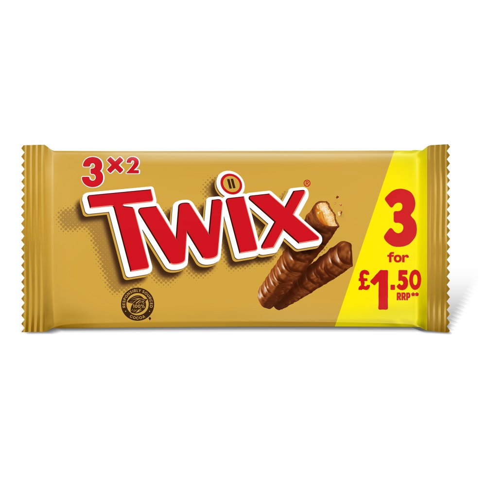 MULTIPACK TWIX (24x3x40g) £1.50 DS50D