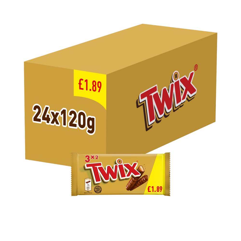 MULTIPACK TWIX (24x3x40g) £1.89 FC15A