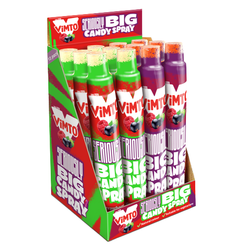 CANDY SPRAY BIG VIMTO MIX STRAWB/CHARRY (60ml x12)