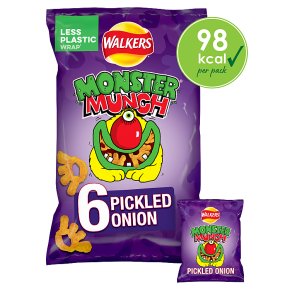 WALKERS MULTIPACKS MONSTER MUNCH PICKLED ONION (6x18x20g)