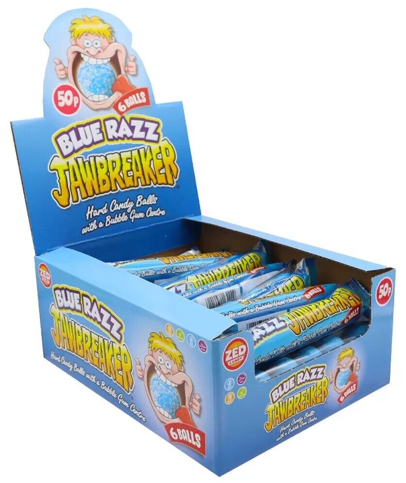 JAWBREAKER BLUE RAZZ (6x24) H 50P