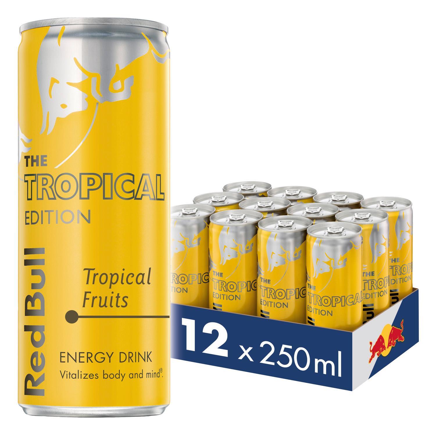 REDBULL TROPICAL (250mlx12 ) £1.65 YELLOW