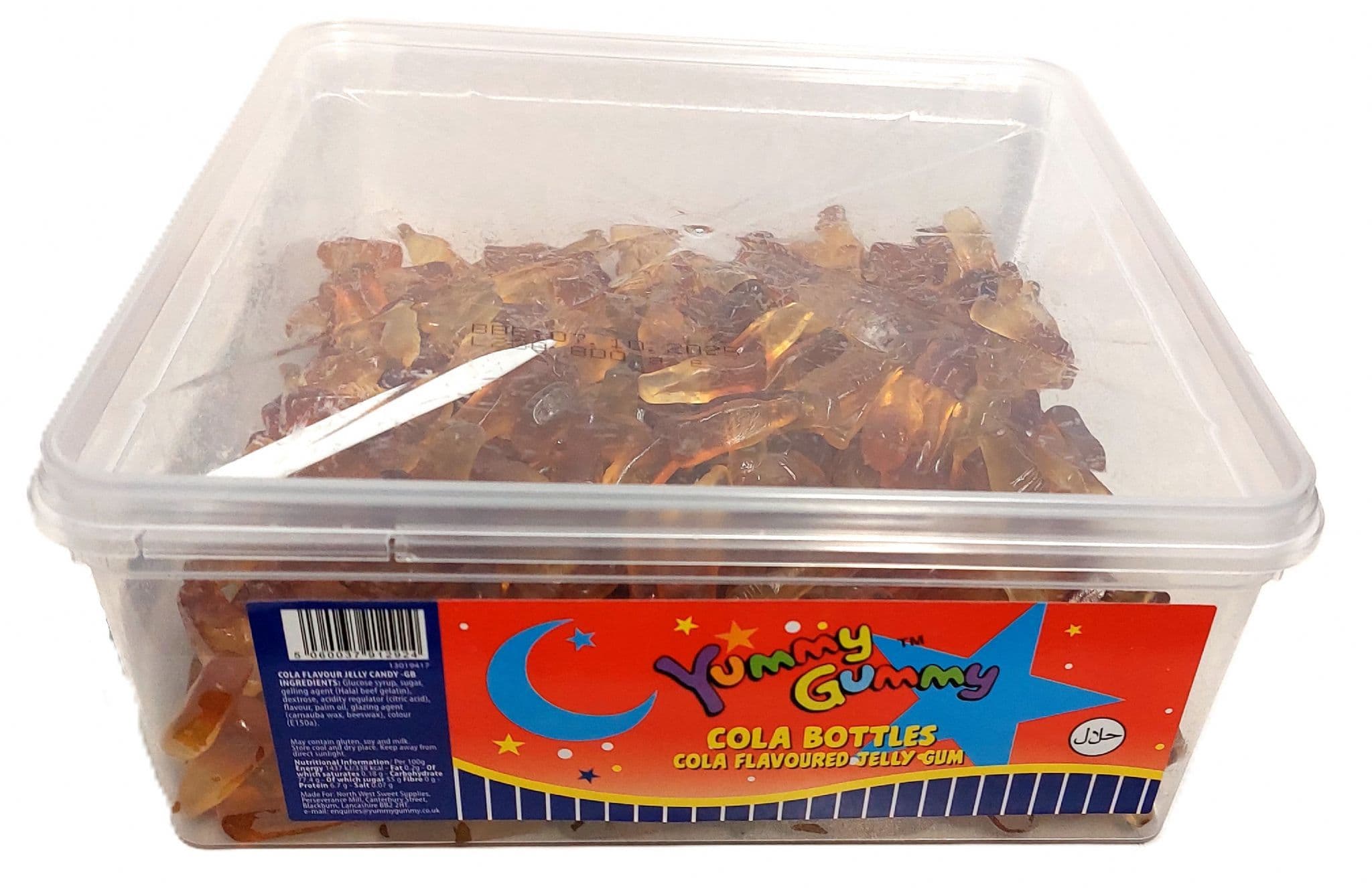 YUMMY GUMMY TUB COLA BOTTLES 2P