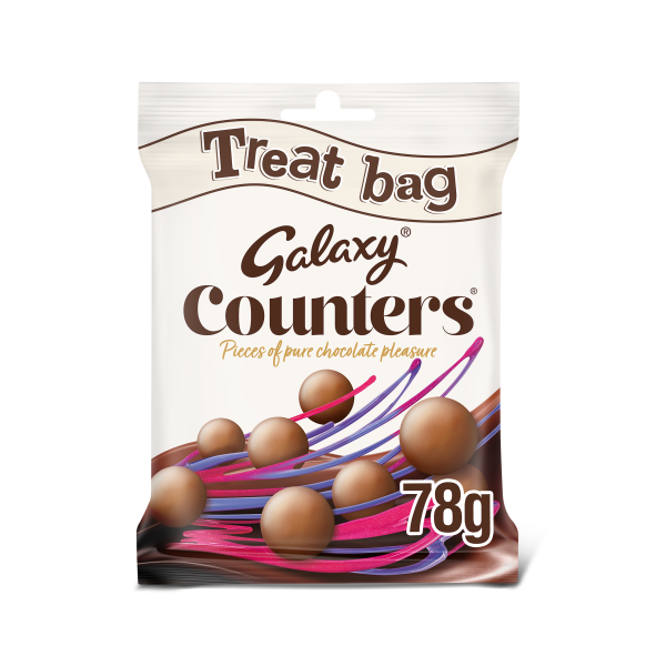 GALAXY COUNTERS TREAT BAG (20x78g) PINK £1.69 FC31C