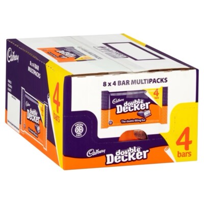 MULTIPACK DOUBLE  DECKER 8(4x37.3g) £1.75