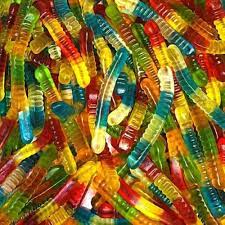 YUMMY GUMMY BAG WORMS (150g x 12) £1**
