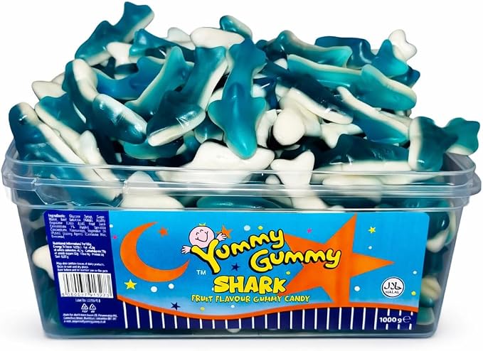 YUMMY GUMMY TUB SHARK 1000G