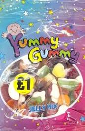 YUMMY GUMMY BAG OILY MIX (JELLY MIX) (150g x12) £1