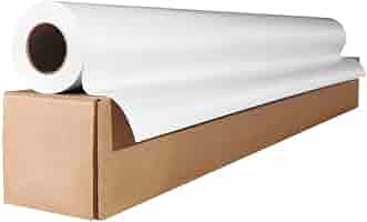 Z PAPER BANQUET ROLL (1 X 100m) METER WHITE  POPPIES