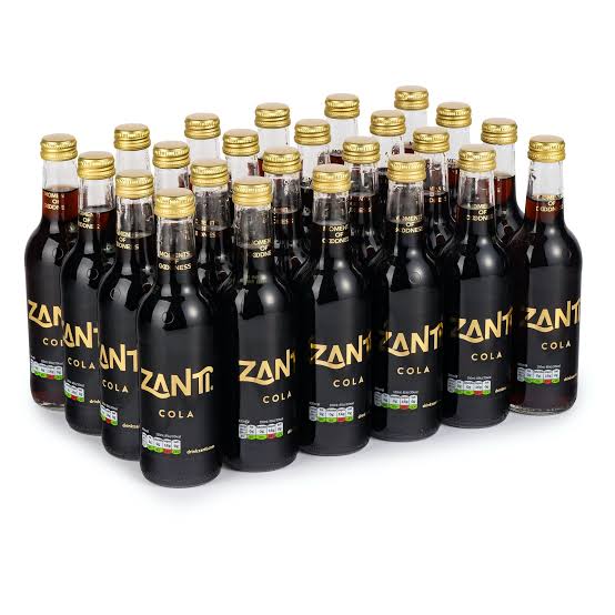 ZANTI COLA  GLASS BOTTLES (24x330ml) GOLD CAP