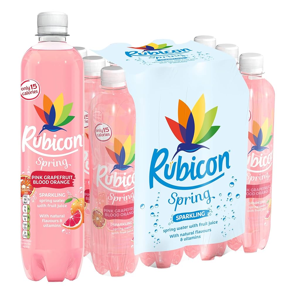 RUBICON SPRING PINK GRAPEFRUIT BLOOD ORANG (500mlx12)£1.19*