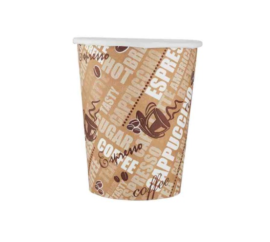 Z CUPS PAPER 8oz PRINTED SINGLE WALL CUPS (50PK x20 ) WP3088
