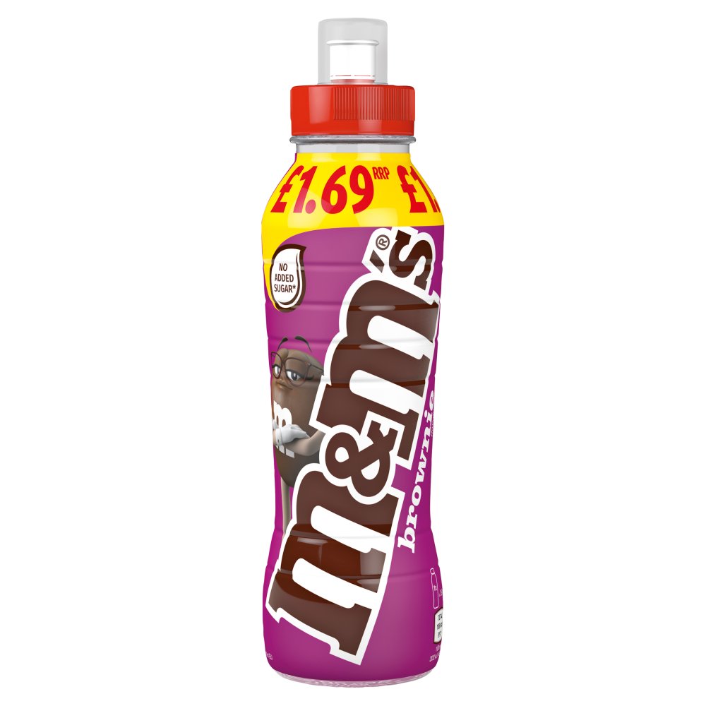 MILKSHAKE M&M CHOCOLATE BROWNIE (350mlx8) £1.69