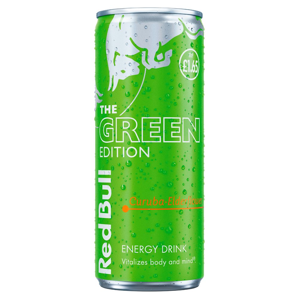 REDBULL THE GREEN EDITION CURUBA (250ml x 12) £1.65