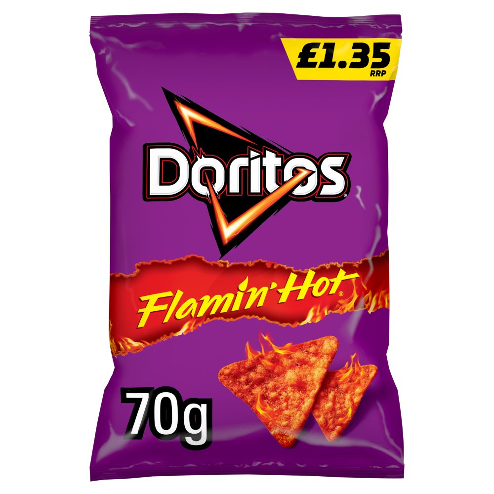 WALKERS DORITOS EXTRA FLAMING HOT (15x70g) £1.25 300041552