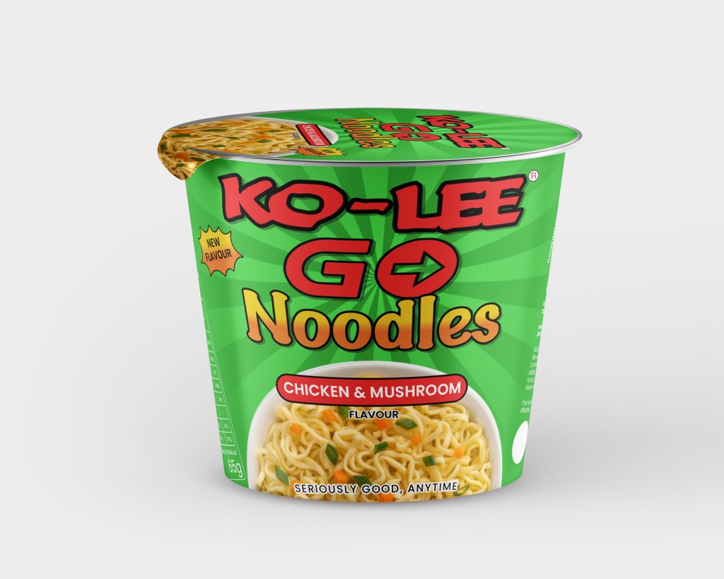 KOLEE CUPS NOODLES CHICKEN & MUSHROOM (6x65g)